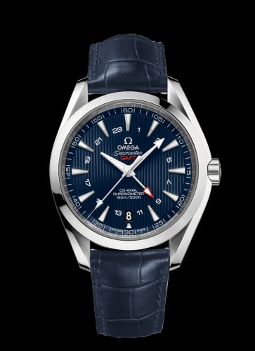 Omega Seamaster Aqua Terra 150M Co-Axial 43 GMT Stainless Steel / Blue