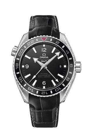 Omega Seamaster Planet Ocean 600M Co-Axial 43.5 GMT Platinum / Diamond / Oman