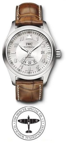IWC Schaffhausen Pilot's Watch Spitfire UTC Platinum / Silver / Tim Mercer