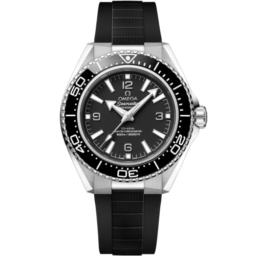 Omega Seamaster Planet Ocean 600M Co-Axial 42 Stainless Steel - Black / Black / Rubber