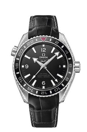 Omega Seamaster Planet Ocean 600M Co-Axial 43.5 GMT Platinum / Diamond / Abu Dhabi