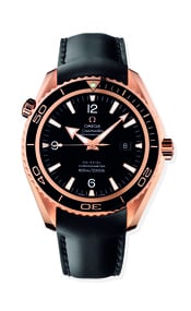 Omega Seamaster Planet Ocean 600M Co-Axial 45.5 Red Gold / Black / Rubber