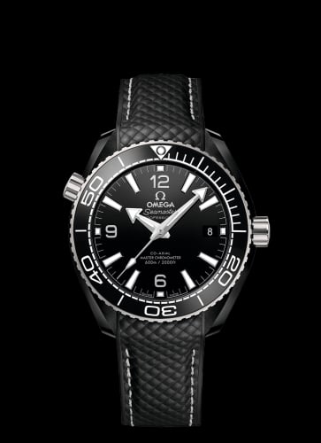 Omega Seamaster Planet Ocean 600M Co-Axial 39.5 Master Chronometer Deep Black / Black / Strap