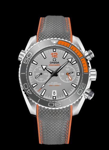 Omega Seamaster Planet Ocean 600M Co-Axial 45.5 Master Chronometer Chronograph Titanium / Grey / Strap