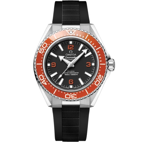Omega Seamaster Planet Ocean 600M Co-Axial 42 Stainless Steel - Orange / Black / Rubber