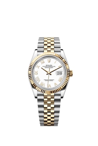 Rolex Datejust 36 Stainless Steel - Yellow Gold - Fluted / White Roman / Jubilee