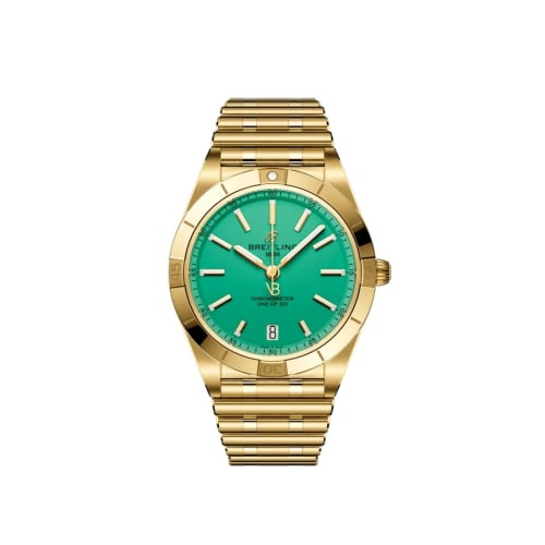 Breitling Chronomat Automatic 36 Victoria Beckham Yellow Gold / Peppermint