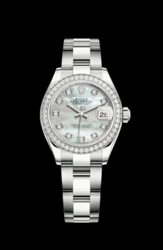 Rolex Lady-Datejust 28 Stainless Steel / Diamond / MOP / Oyster