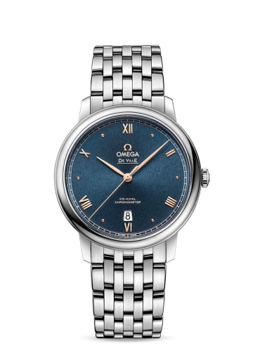 Omega De Ville Prestige Co-Axial 39.5 Stainless Steel / Blue Sunburst / Bracelet