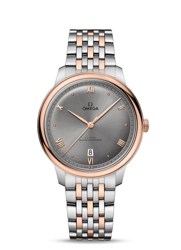Omega De Ville Master Chronometer Stainless Steel - Sedna Gold / Grey / Bracelet
