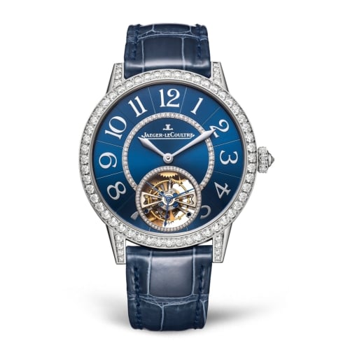 Jaeger-LeCoultre Rendez-Vous Tourbillon White Gold / Blue / Alligator