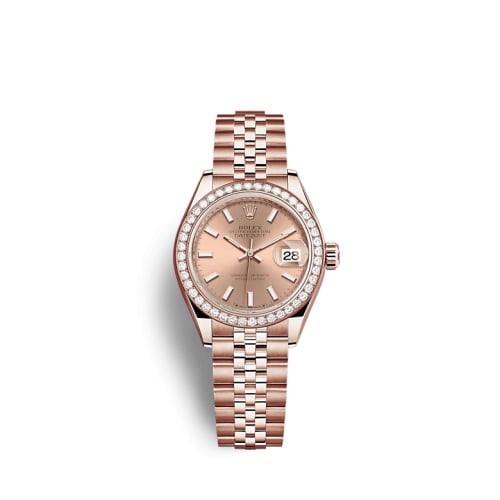 Rolex Lady-Datejust 28 Rose Gold / Diamond / Rose / Jubilee