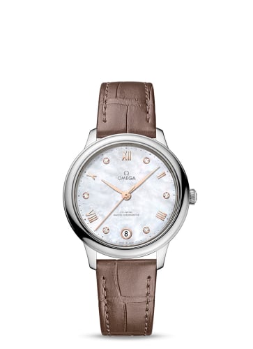 Omega De Ville Master Chronometer 34 Stainless Steel / MOP - Diamond