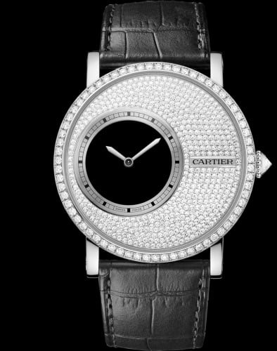 Cartier Rotonde de Cartier Mysterious Hour White Gold / Diamond