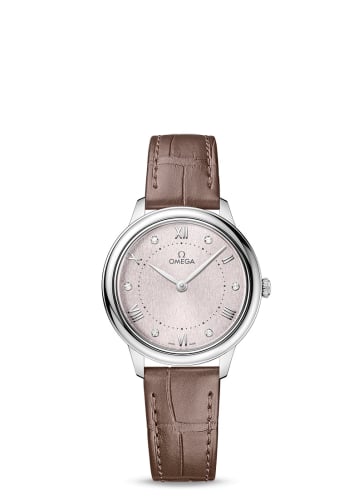 Omega De Ville Quartz 30 Stainless Steel / Rose - Diamond