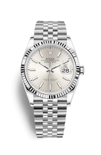 Rolex Datejust 36 Stainless Steel / Fluted / Silver / Jubilee
