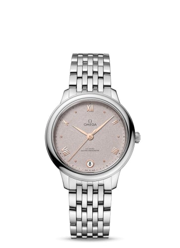 Omega De Ville Master Chronometer 34 Stainless Steel / Rose - Grey / Bracelet