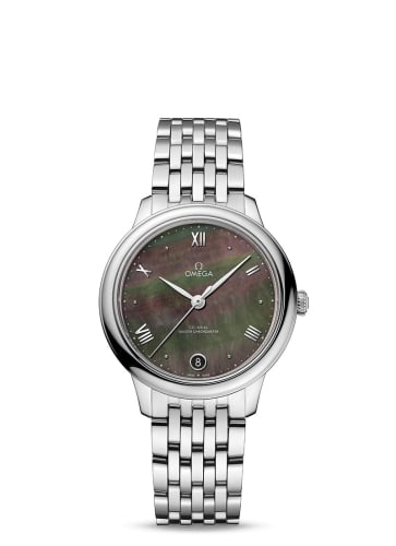 Omega De Ville Master Chronometer 34 Stainless Steel / Brown MOP / Bracelet