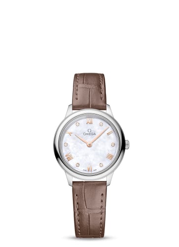 Omega De Ville Quartz 27.5 Stainless Steel / MOP - Diamond