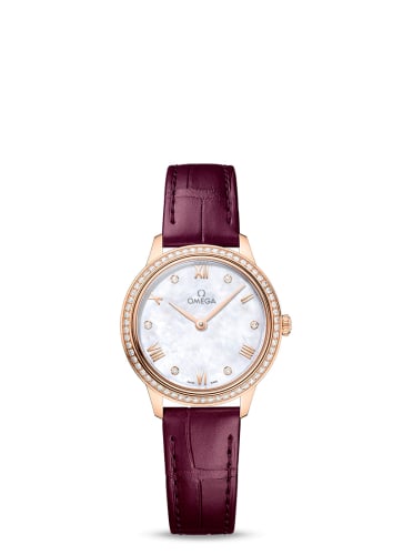 Omega De Ville Quartz 27.5 Sedna Gold - Diamond / MOP - Diamond