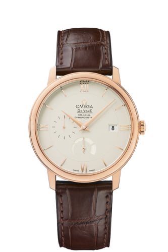 Omega De Ville Prestige Co-Axial 39.5 Power Reserve Red Gold / Ivory / GUM Red Square
