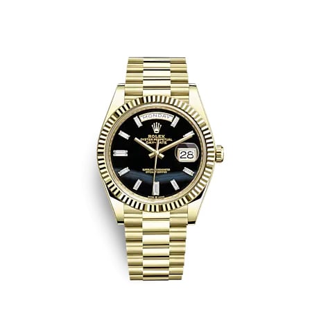 Rolex Day-Date 40 Yellow Gold / Onyx