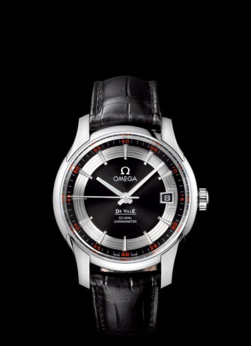 Omega De Ville Hour Vision Co-Axial Stainless Steel / Black