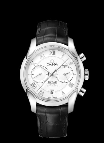 Omega De Ville Co-Axial 42 Chronograph Stainless Steel / Silver