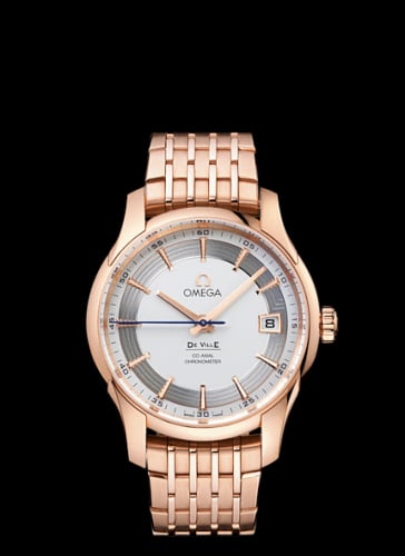Omega De Ville Hour Vision Co-Axial Red Gold / Silver / Bracelet
