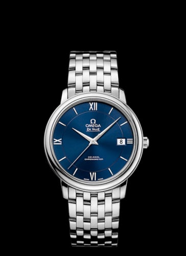 Omega De Ville Prestige Co-Axial 36.8 Stainless Steel / Blue / Bracelet