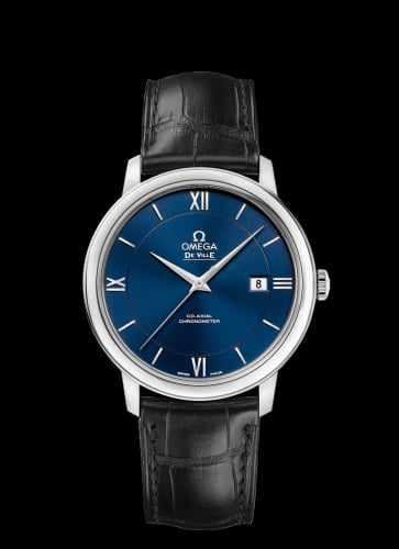 Omega De Ville Prestige Co-Axial 39.5 Stainless Steel / Blue