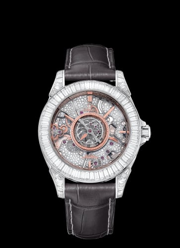Omega De Ville Tourbillon Co-Axial Platinum / Baguette / Snow / Omega Boutique