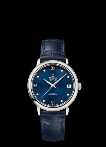 Omega De Ville Prestige Co-Axial 32.7 Stainless Steel / Blue