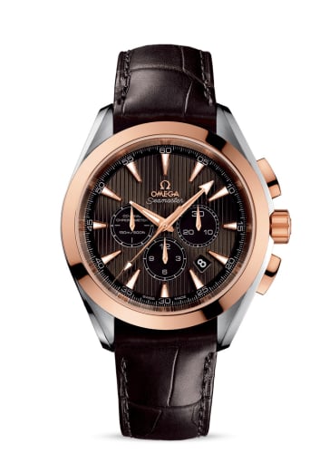 Omega Seamaster Aqua Terra 150M Co-Axial 44 Chronograph Stainless Steel / Red Gold / Glauser