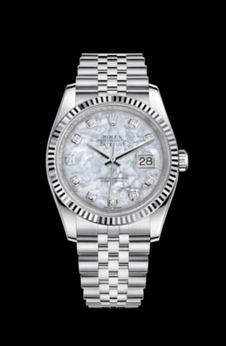 Rolex Datejust 36 Stainless Steel Fluted / Jubilee / MOP