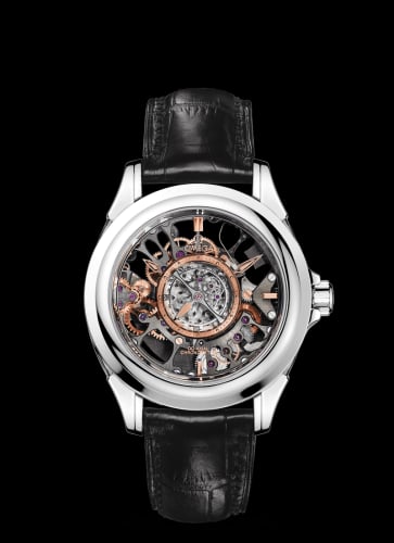 Omega De Ville Tourbillon Co-Axial Platinum / Skeleton