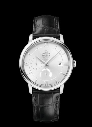 Omega De Ville Prestige Co-Axial 39.5 Power Reserve Stainless Steel / Silver