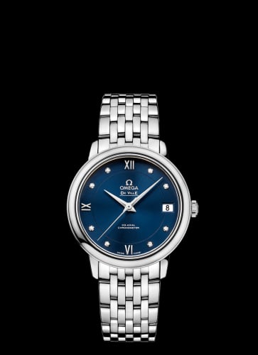 Omega De Ville Prestige Co-Axial 32.7 Stainless Steel / Blue / Stainless Steel