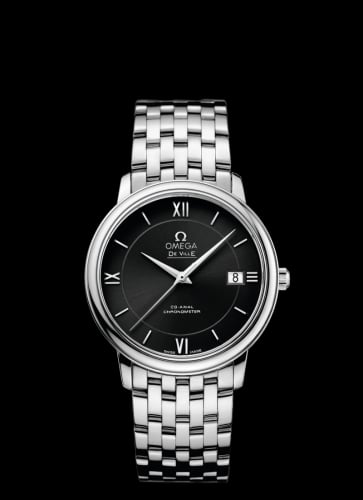 Omega De Ville Prestige Co-Axial 36.8 Stainless Steel / Black / Bracelet