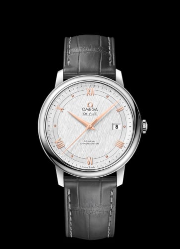 Omega De Ville Prestige Co-Axial 39.5 Stainless Steel / Vintage Silk Silver