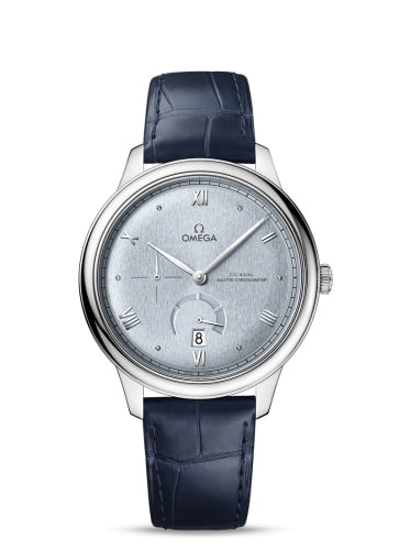 Omega De Ville Power Reserve Master Chronometer Stainless Steel / Ice Blue