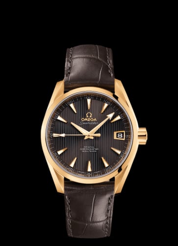 Omega Seamaster Aqua Terra 150M Co-Axial 38.5 Yellow Gold / Grey