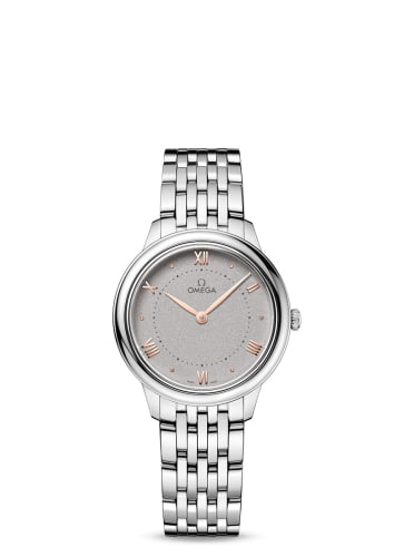 Omega De Ville Quartz 30 Stainless Steel / Grey / Bracelet