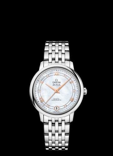 Omega De Ville Prestige Co-Axial 32.7 Stainless Steel / White MOP / Stainless Steel