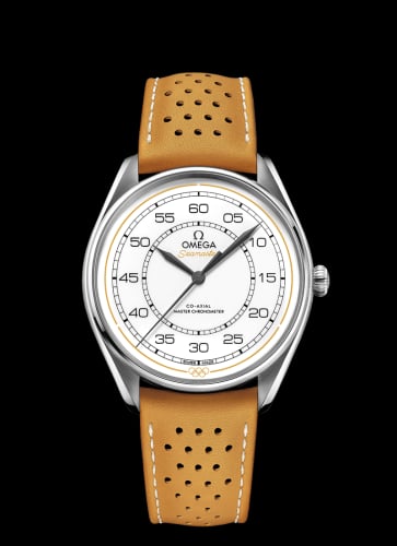 Omega Seamaster Master Co-Axial 39.5 Olympic Timekeeper Stainless Steel / White / Yellow