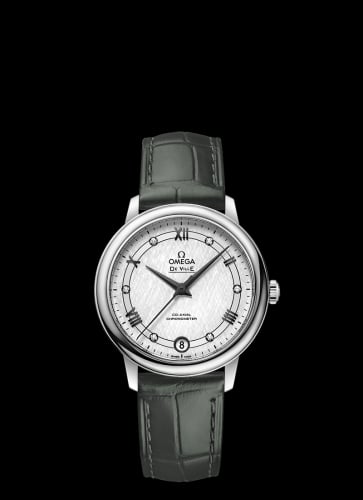 Omega De Ville Prestige Co-Axial 32.7 Stainless Steel / Vintage Silk Silver