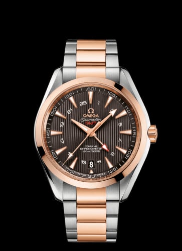 Omega Seamaster Aqua Terra 150M Co-Axial 43 GMT Stainless Steel / Red Gold / Grey / Bracelet