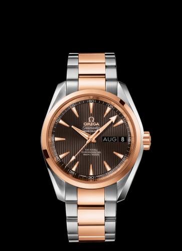 Omega Seamaster Aqua Terra 150M Co-Axial 38.5 Annual Calendar Stainless Steel / Red Gold / Grey / Bracelet