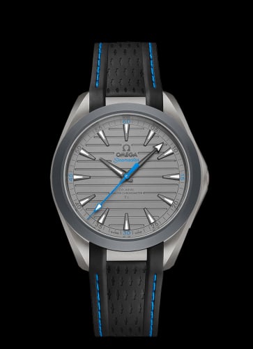 Omega Seamaster Aqua Terra 150M Master Chronometer 41 Ultra Light Titanium / Grey - Blue / Rubber