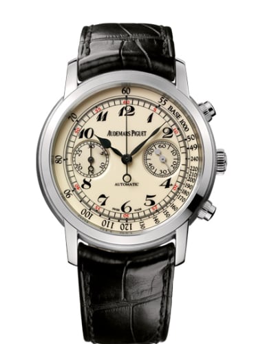 Audemars Piguet Jules Audemars 26100 Chronograph White Gold / Creme Vintage